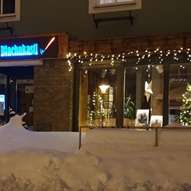 Unternehmen: Ansicht s`Biachkastl im Winter - s` Biachakastl